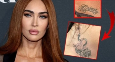 Megan Fox'tan yeni dövme