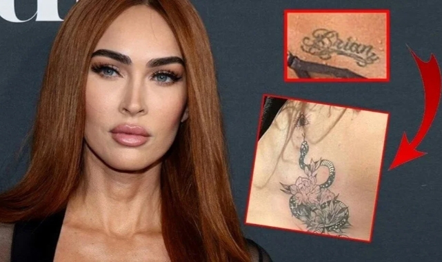 Megan Fox'tan yeni dövme