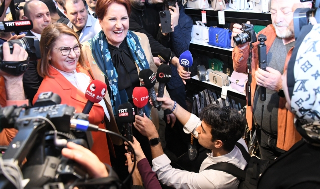 Meral Akşener’den Kahramankazan esnafına ziyaret