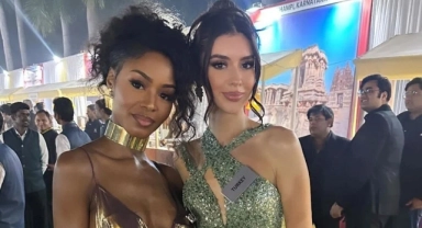 Miss Turkey 2022 birincisi Nursena Say Hindistan'da