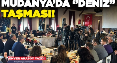 Mudanya'da ''Deniz'' taşması!