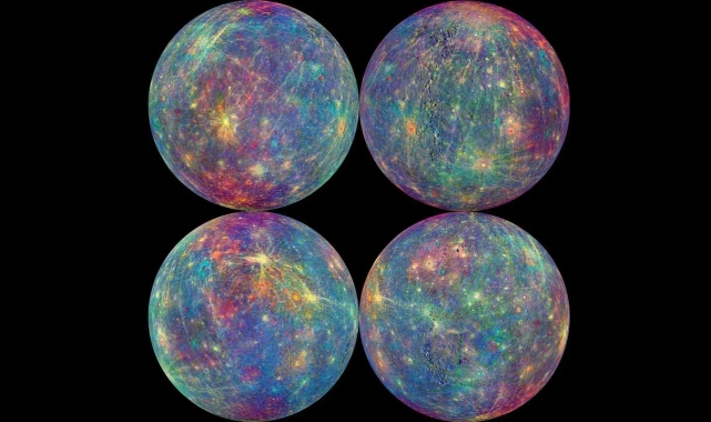 NASA, Merkür görüntülerini paylaştı
