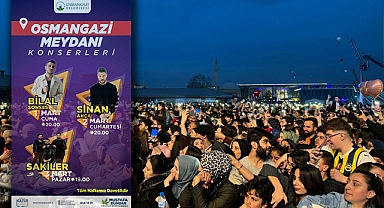 Osmangazi Meydanı'nda coşku sürüyor