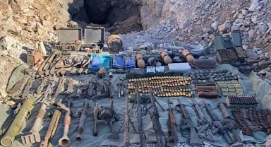 Pençe-Kilit Operasyonu bölgesinde mühimmat ele geçirildi