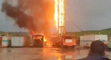 Petrol kuyusunda korkunç patlama! 1 işçi öldü