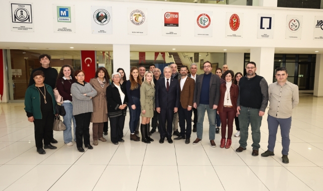 Şadi Özdemir'in seçim çalışmalarındaki ilk durağı akademik odalar oldu
