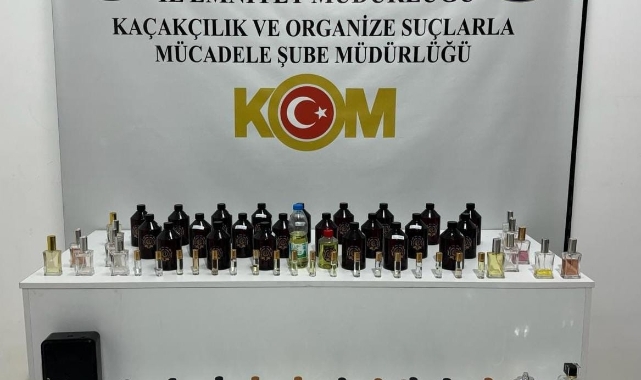 Samsun'da gümrük kaçağı parfüm ele geçirildi