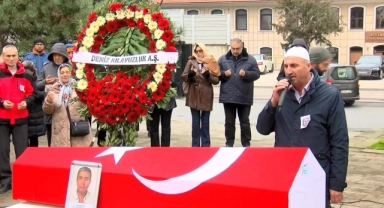 Şehit kılavuz kaptan Oğuz Kök, son yolculuğuna uğurlandı