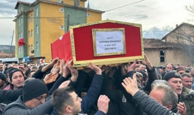 Şehit Özkardeş, son yolculuğuna uğurlandı!