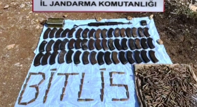 Silah ve çok sayıda mühimmat ele geçirildi