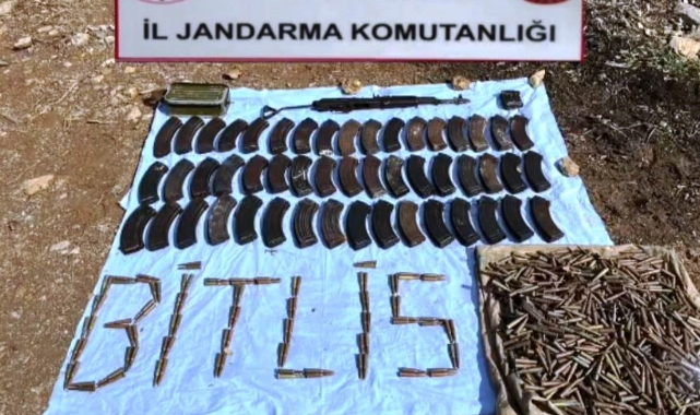 Silah ve çok sayıda mühimmat ele geçirildi