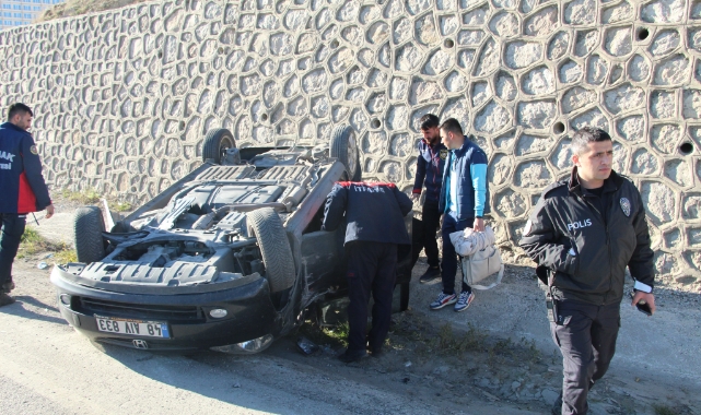 Şırnak’ta otomobil takla attı: 1 yaralı