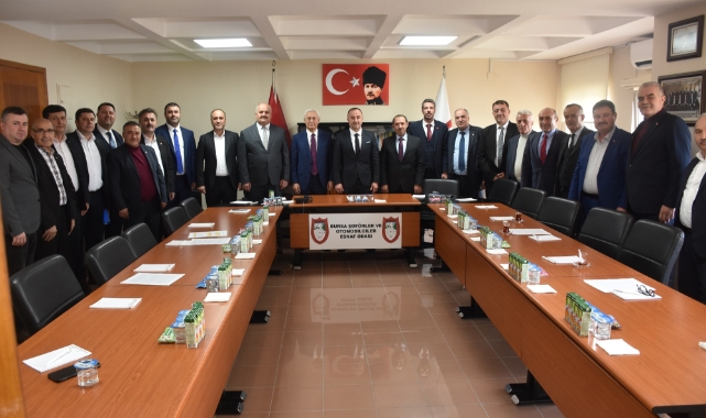Şöförler Odası Başkanları Bursa'da toplandı