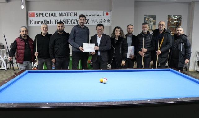 Spor tesislerine teşekkür belgesi