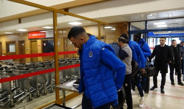 Trabzonspor, Beşiktaş maçı için İstanbul’a gitti