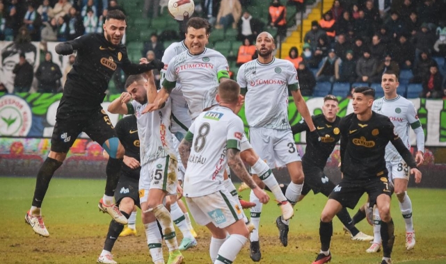 Trendyol Süper Lig: Çaykur Rizespor: 0 - Konyaspor: 0 (Maç sonucu)