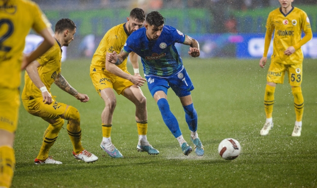Trendyol Süper Lig: Çaykur Rizespor: 1 - Fenerbahçe: 0