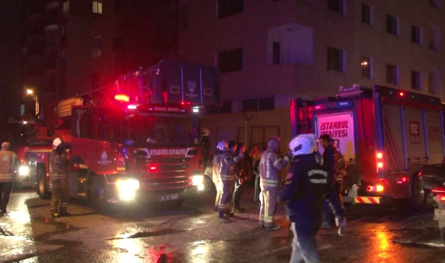 Ümraniye'de trafo yangını paniğe sebep oldu