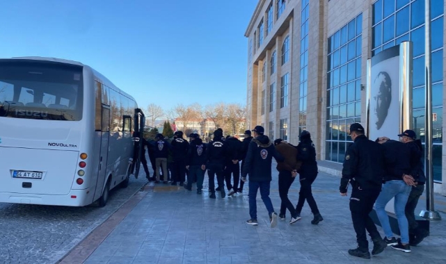 Uşak’ta Sibergöz-21 operasyonunda 10 kişi tutuklandı