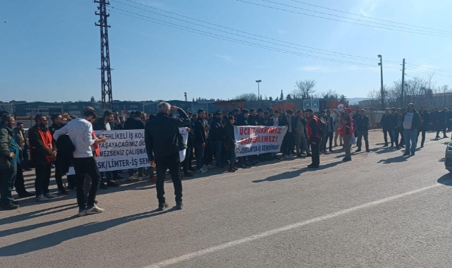 Yalova’da tersane işçilerinden zam protestosu