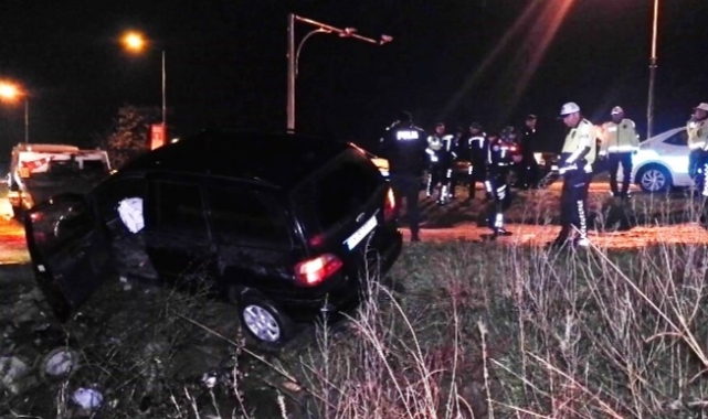 20 kilometrelik kovalamaca kazayla son buldu
