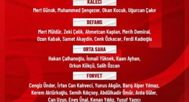 4 futbolcu ilk kez A Milli Takım'a davet edildi