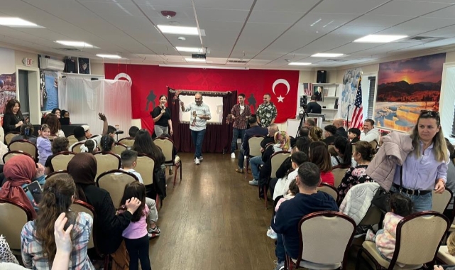 ABD’de çocuklar için Karagöz ve Hacivat gösterisi düzenlendi