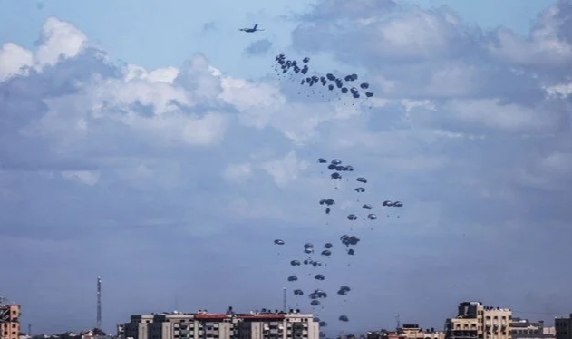 ABD'den Gazze'ye 8 tonluk gıda yardımı