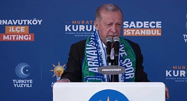 Cumhurbaşkanı Recep Tayyip Erdoğan Arnavutköy'de konuştu