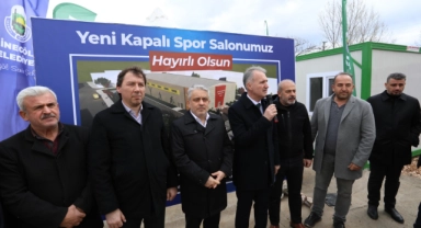 Akhisar Spor Salonunun yapımına başlandı