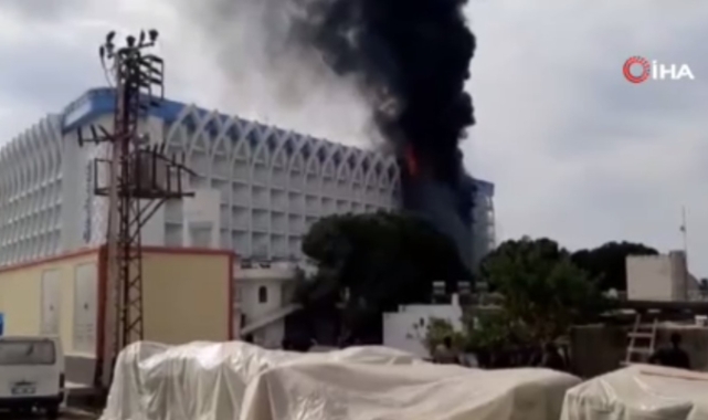 Antalya'da korkutan yangın
