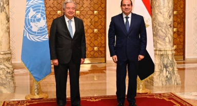 Antonio Guterres, Mısır Cumhurbaşkanı Sisi ile görüştü