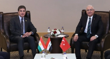 Bakan Güler, IKBY Başkanı Barzani ile görüştü