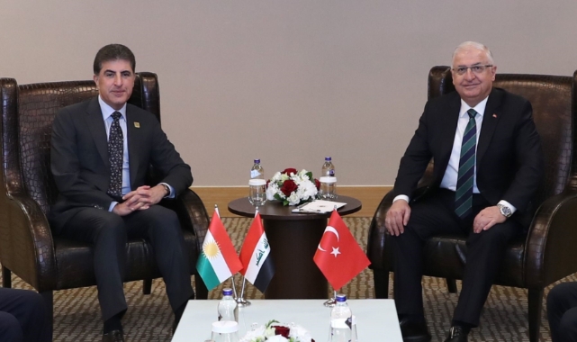 Bakan Güler, IKBY Başkanı Barzani ile görüştü