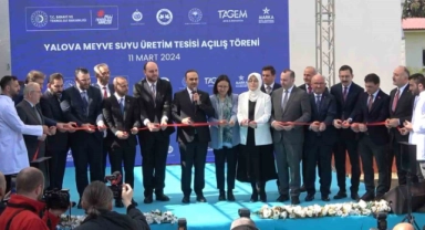 Bakan Kacır Yalova Meyve Suyu Üretim Merkezi’ni açtı