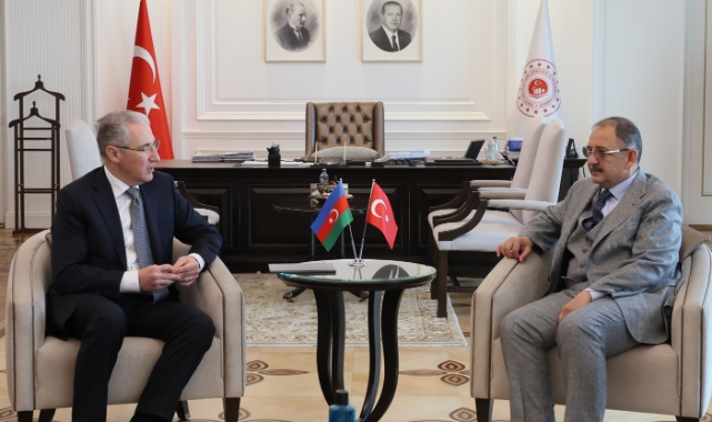 Bakan Özhaseki, Azerbaycanlı mevkidaşı ağırladı