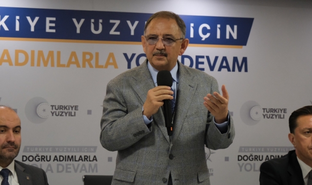 Bakan Özhaseki: “Türkiye bir deprem ülkesidir nokta”