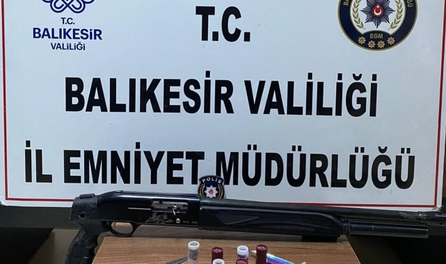 Balıkesir’de şüpheli şahıs denetimi