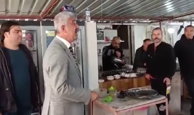 Başkan Adayı konuşmuyormuş  gibi oyuna devam ettiler
