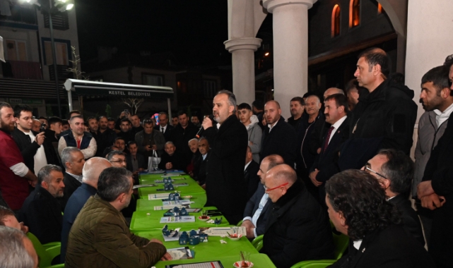 Başkan Aktaş ilk teravide Kestel halkıyla buluştu