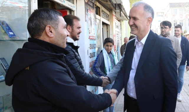 Başkan Taban saha çalışmalarını aralıksız sürdürüyor