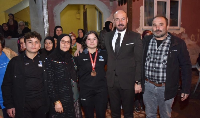 Başkan Togar’dan Türkiye üçüncüsü sporcuya tebrik