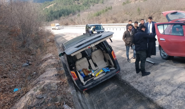 BBP lideri Destici'nin makam aracı kaza yaptı