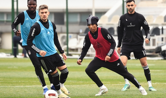 Beşiktaş, Galatasaray maçı hazırlıklarını sürdürdü