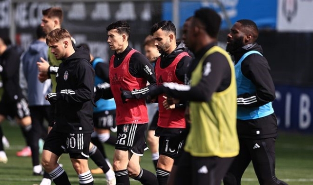 Beşiktaş, Gaziantep FK maçı hazırlıklarını sürdürdü