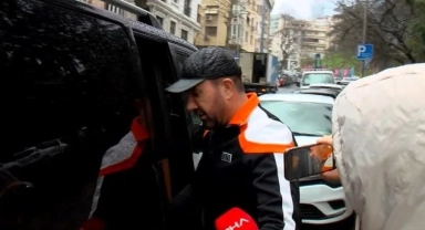Bülent Cihantimur gazetecileri görünce kaçtı