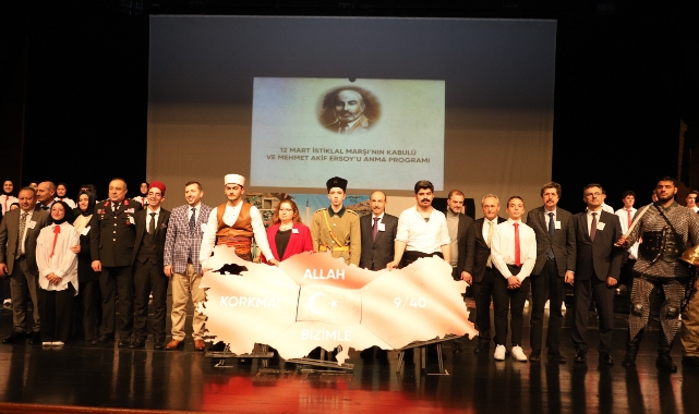 Bursa'da 12 Mart İstiklal Marşı'nın Kabulü ve Mehmet Akif Ersoy'u Anma Günü yapıldı