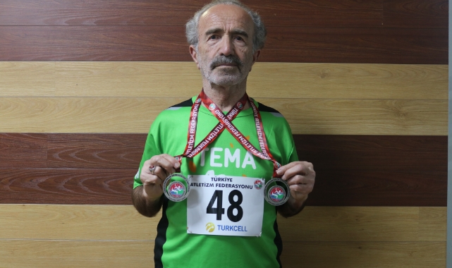Bursa'da 78 yaşında 2 madalyanın sahibi oldu
