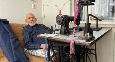 Bursa'da 83 yaşındaki terzinin 70 yıllık meslek aşkı