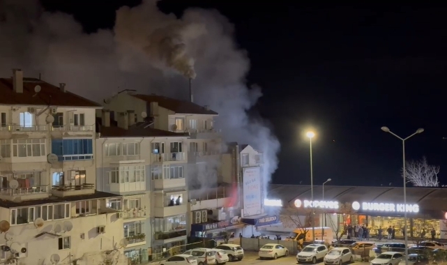 Bursa'da balıkçı restoranında korkutan yangın